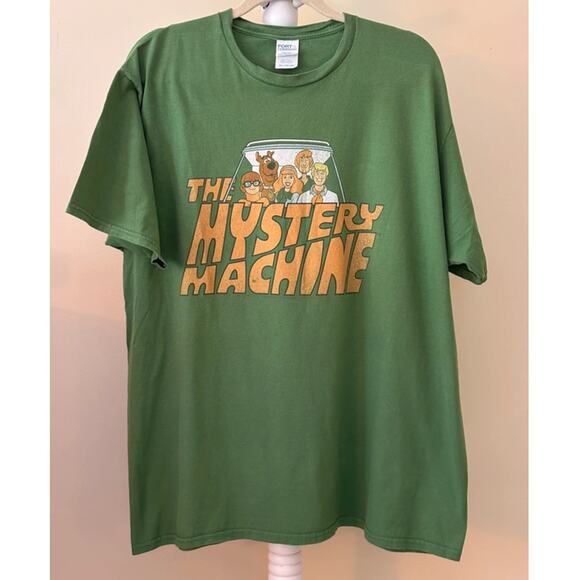 Port & Company Scooby Doo & Gang “Mystery Machine” T-Shirt Green Unisex 2XL - Picture 1 of 5